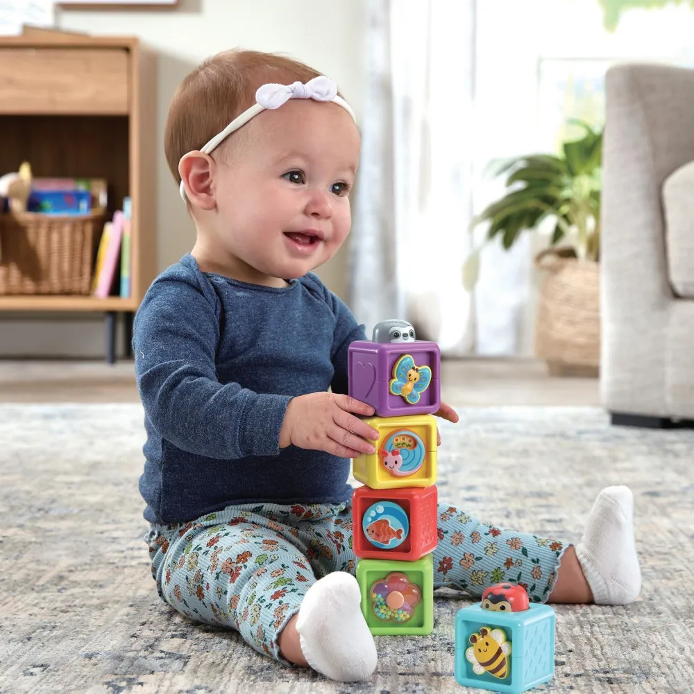 VTech Cubes animaux surprises Baby^ Jouets À Encastrer Et À Empiler
