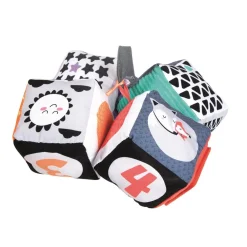 Clementoni Cubes en tissu - Noir et blanc^ Jouets À Encastrer Et À Empiler
