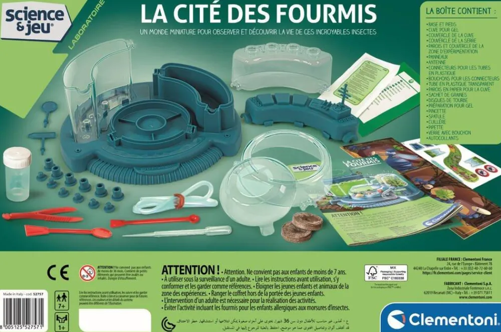 Clementoni Découverte Du Monde Des Fourmis - Science Et Jeu^ Autres Jeux Scientifiques