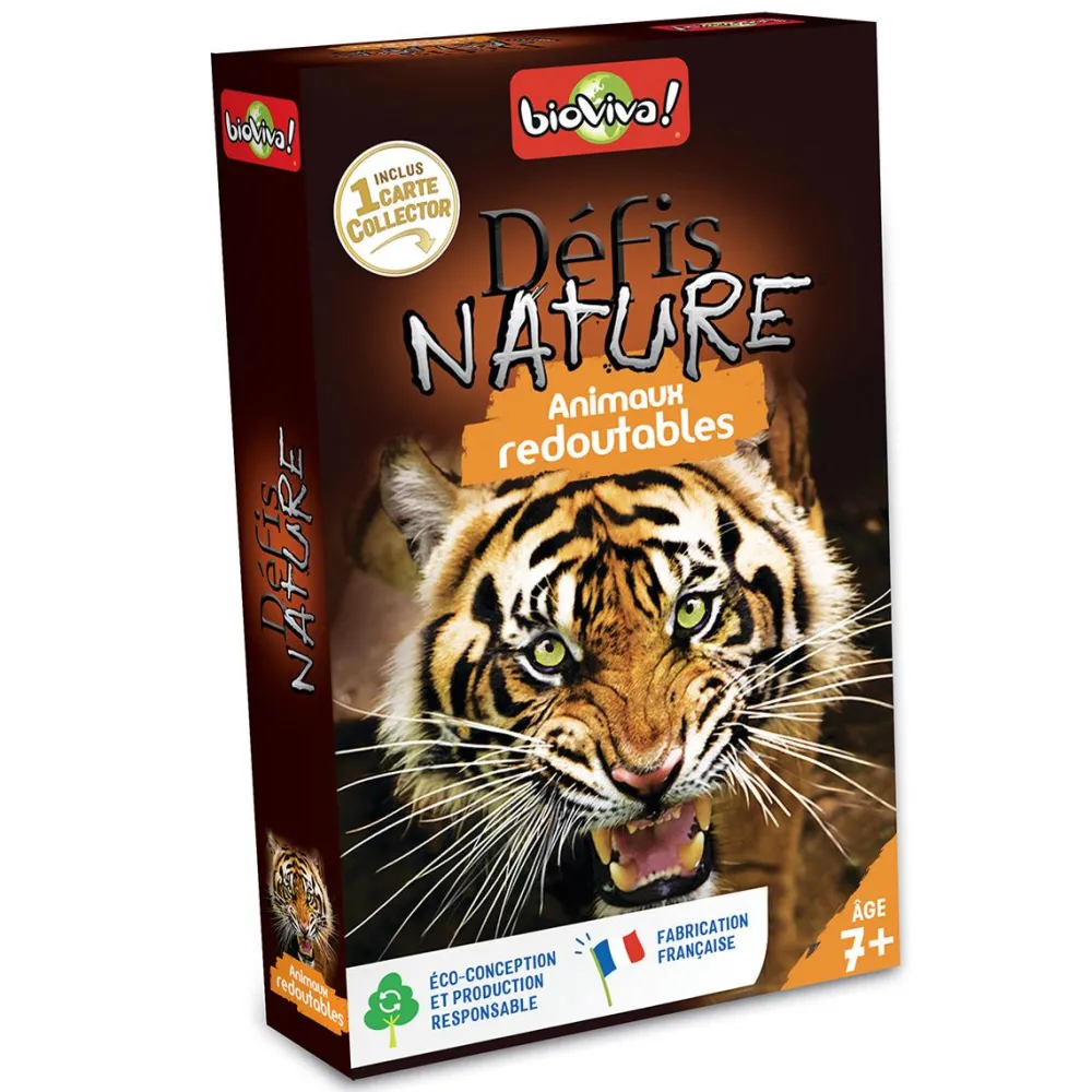 Bioviva Défis Nature - Animaux redoutables^ Jeux De Voyage|Jeux D'Apprentissage
