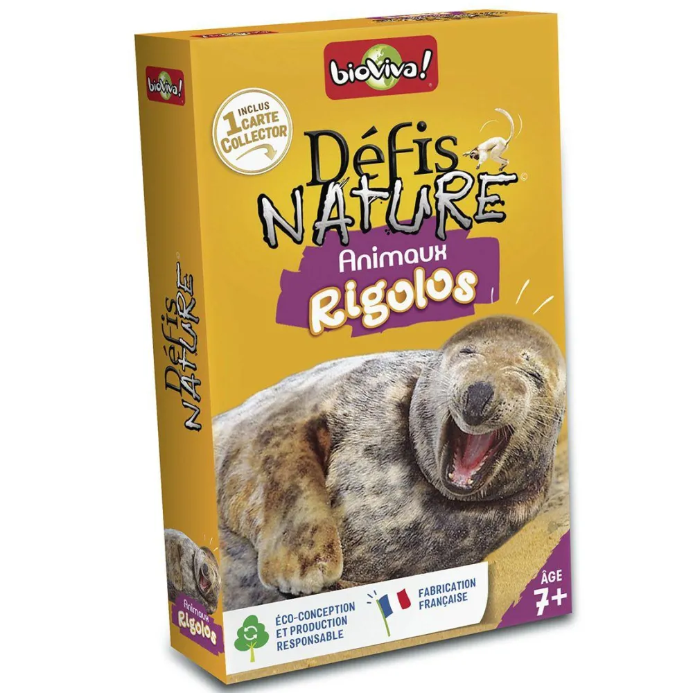 Bioviva Défis Nature : Animaux rigolos^ Jeux De Voyage|Quiz Et Devinettes