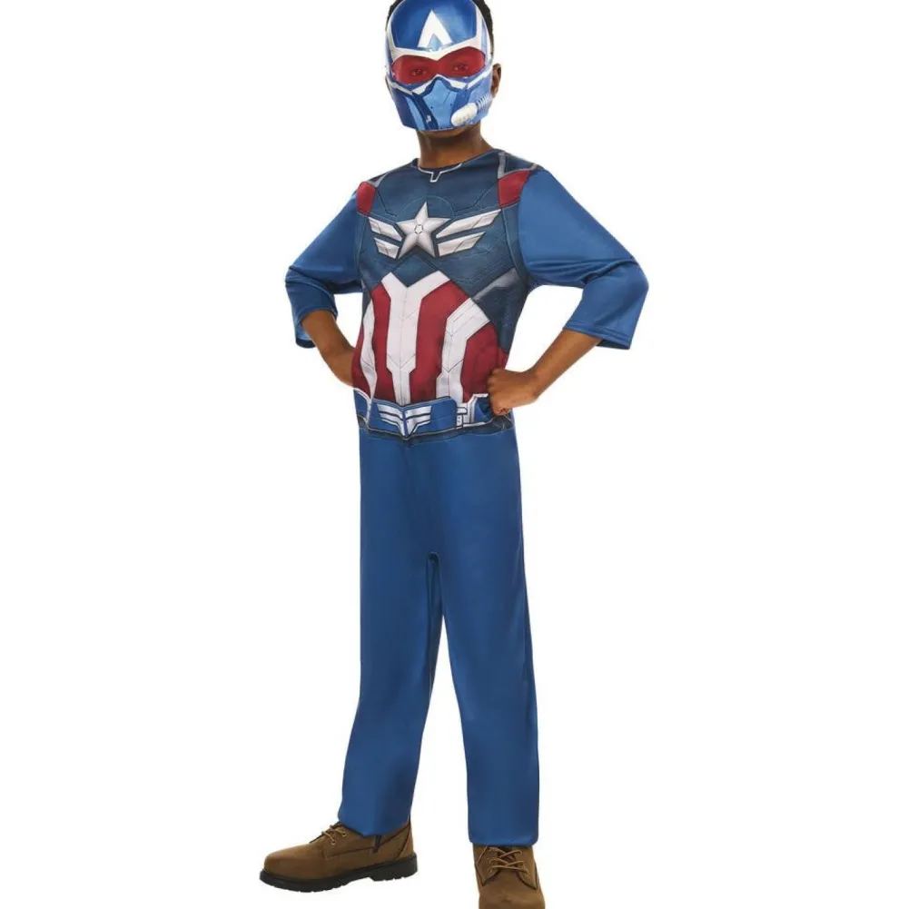 Rubies Déguisement Captain America Brave New World - Taille : 7-8 ans^ Déguisements Personnages
