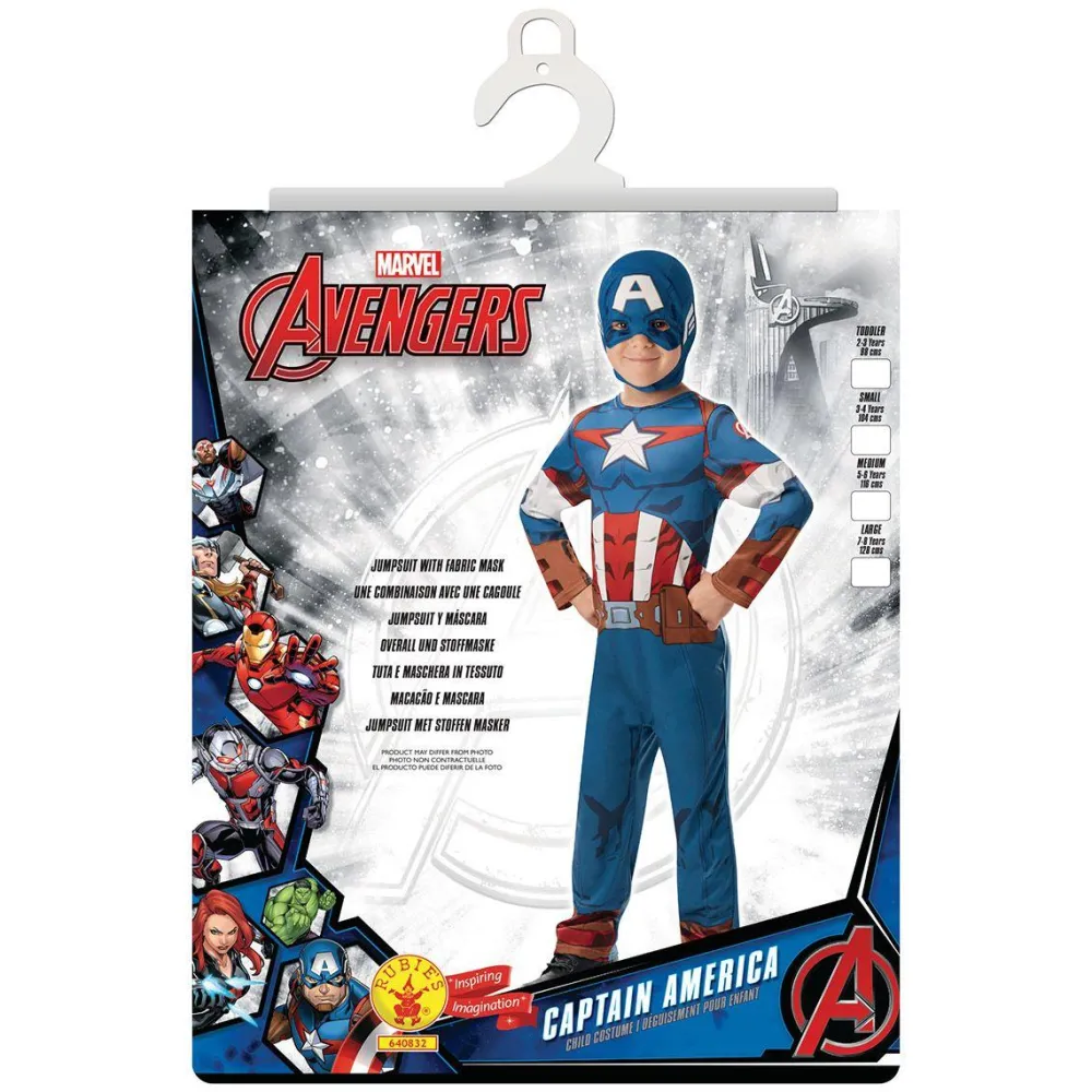 Rubies Déguisement Captain America taille M^ Déguisements Personnages