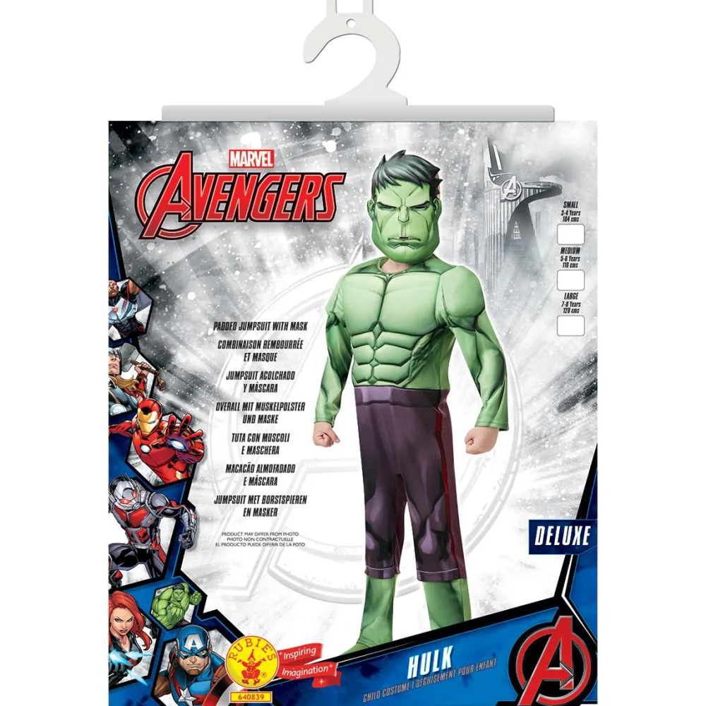 Rubies Déguisement de luxe Hulk - Taille M 5-6 ans^ Déguisements Personnages