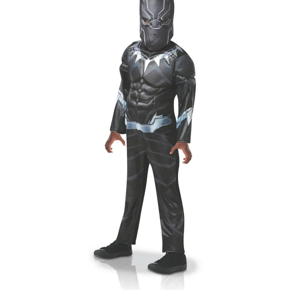 Rubies Déguisement luxe Black Panther sur cintre taille 5-6 ans^ Déguisements Personnages