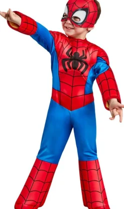 Rubies Déguisement Luxe Spidey, Amazing Friends - Taille 3-4 Ans^ Déguisements Personnages