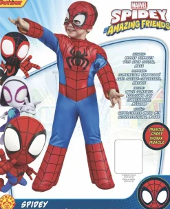 Rubies Déguisement Luxe Spidey, Amazing Friends - Taille 3-4 Ans^ Déguisements Personnages