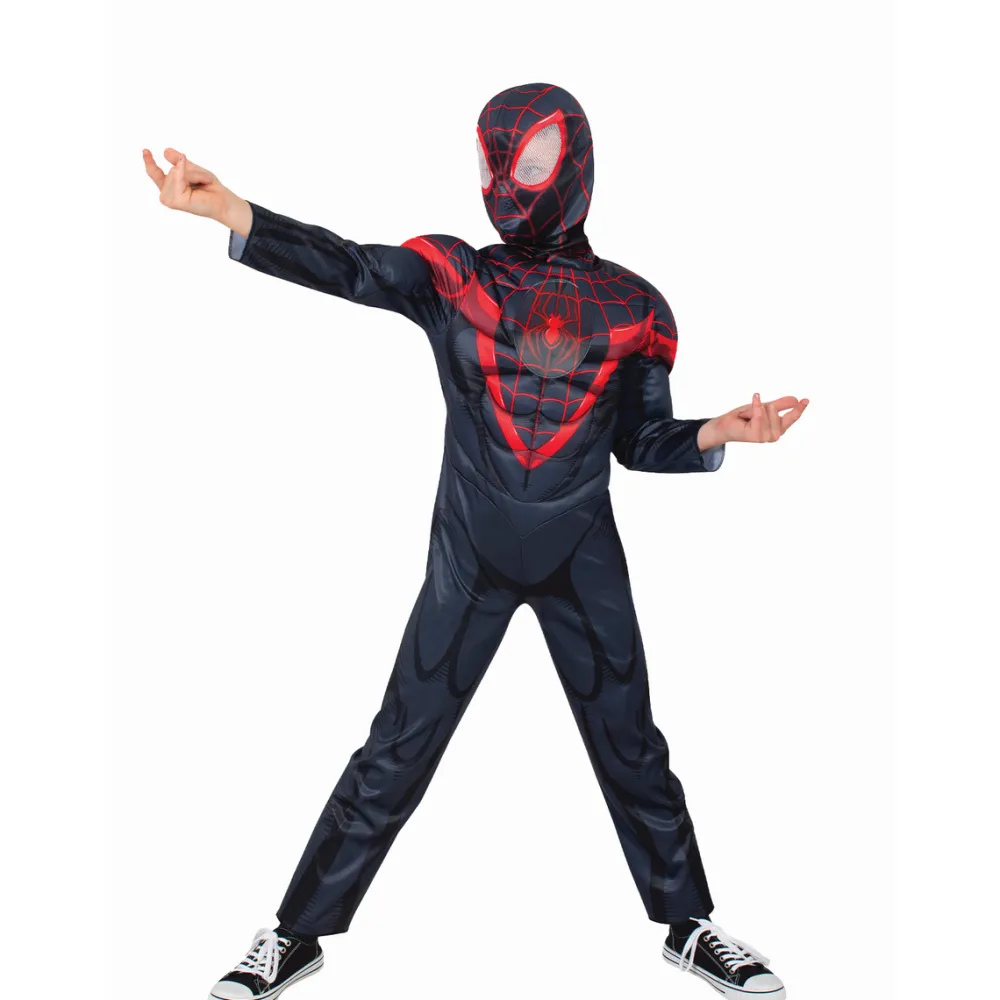 Rubies Déguisement Miles Morales Spiderverse de luxe - Taille 3-4 ans^ Déguisements Personnages