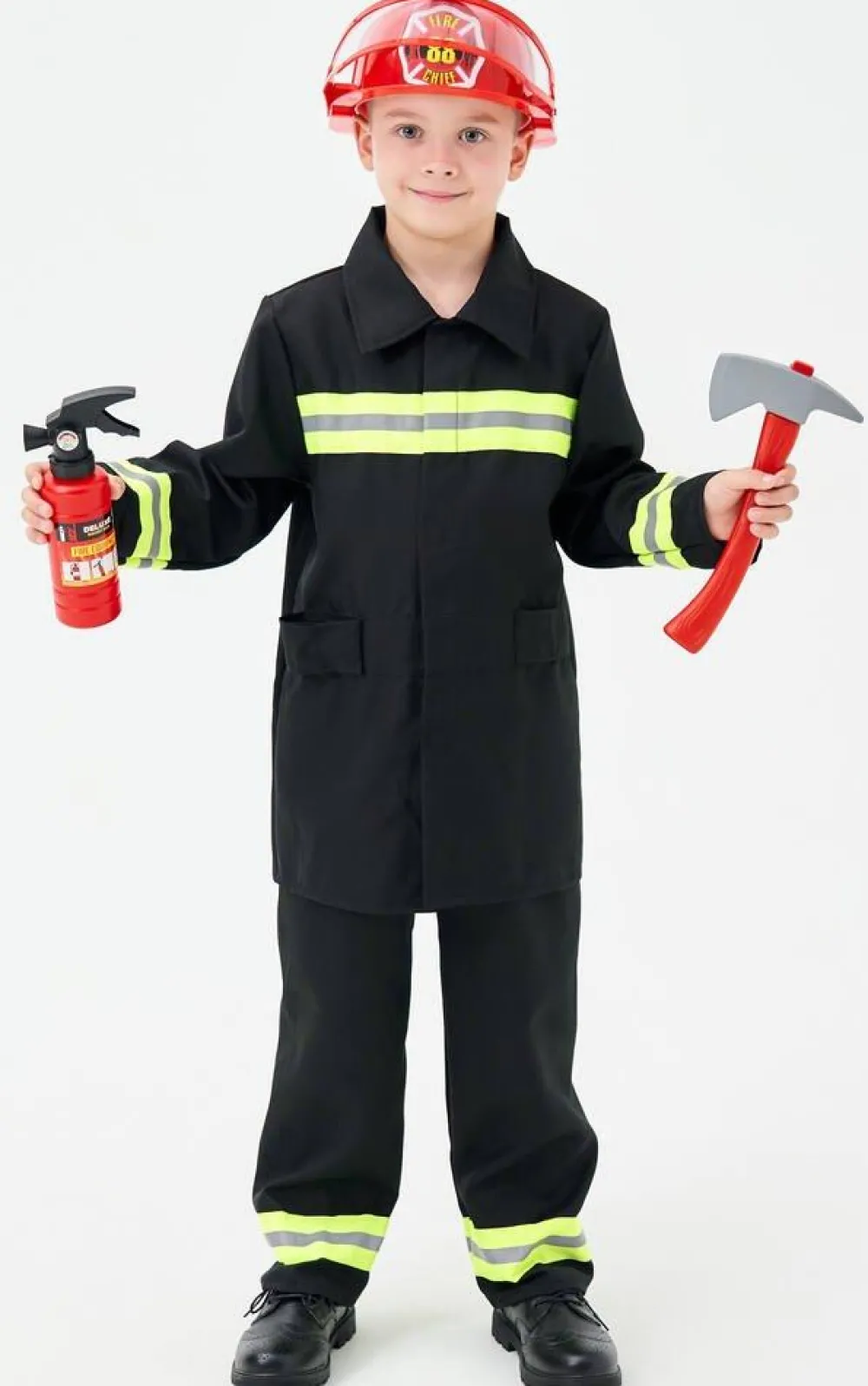 Déguisement Métier Pompier 5-7 ans^ Déguisements Policiers Et Pompiers