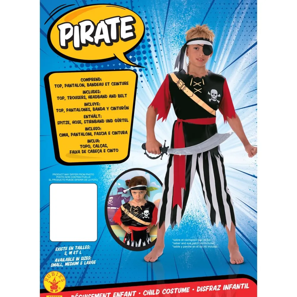 Rubies Déguisement Pirate 3-4 ans^ Déguisements Pirates Et Chevaliers