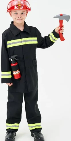Déguisement Pompier 3-4 Ans - Collection Métier^ Déguisements Policiers Et Pompiers