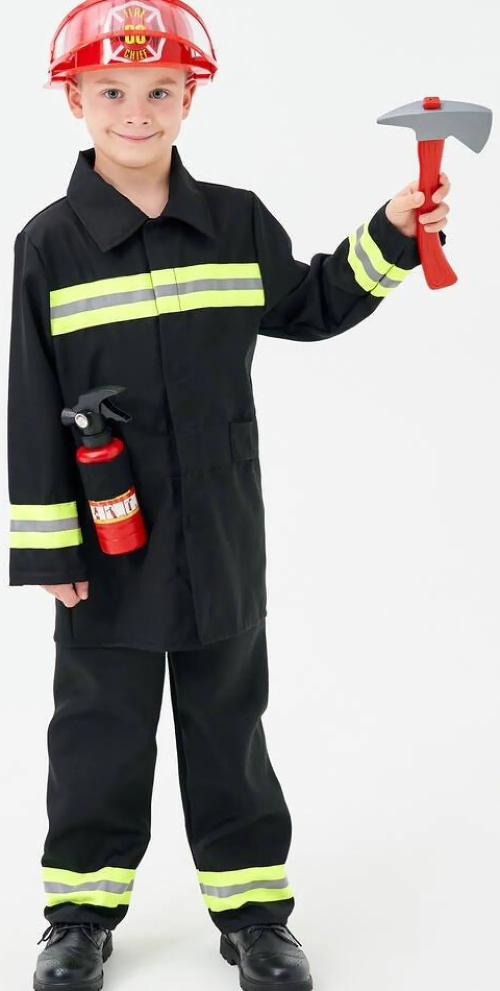 Déguisement Pompier 3-4 Ans - Collection Métier^ Déguisements Policiers Et Pompiers
