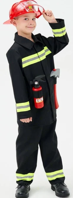 Déguisement Pompier 3-4 Ans - Collection Métier^ Déguisements Policiers Et Pompiers
