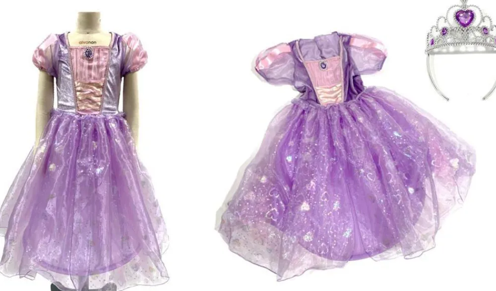 Déguisement Robe Violette - Taille 3/4 ans^ Déguisements Princesses Et Fées