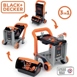 Smoby Diable 3 en 1 Black & Decker^ Bricolage