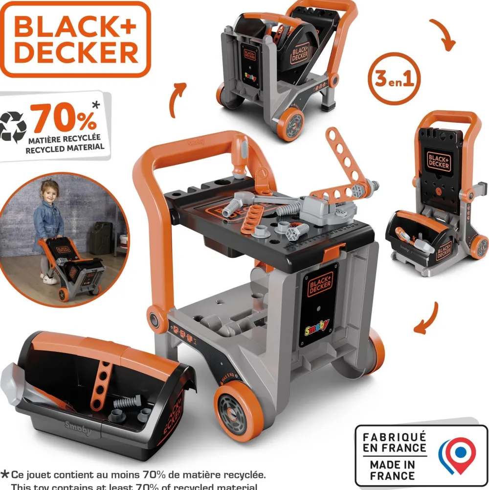 Smoby Diable Bricolo Black & Decker^ Bricolage