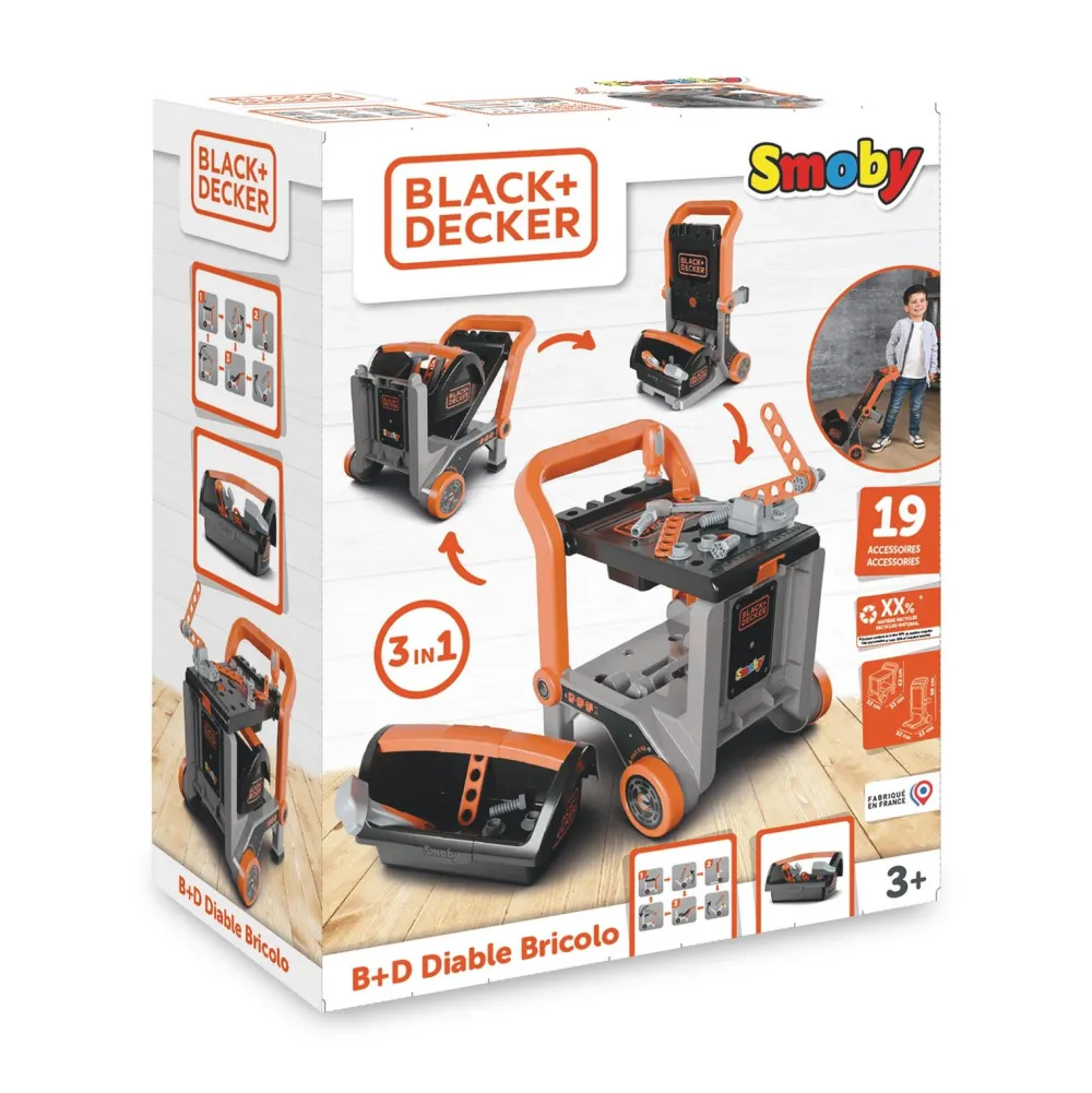 Smoby Diable Bricolo Black & Decker^ Bricolage