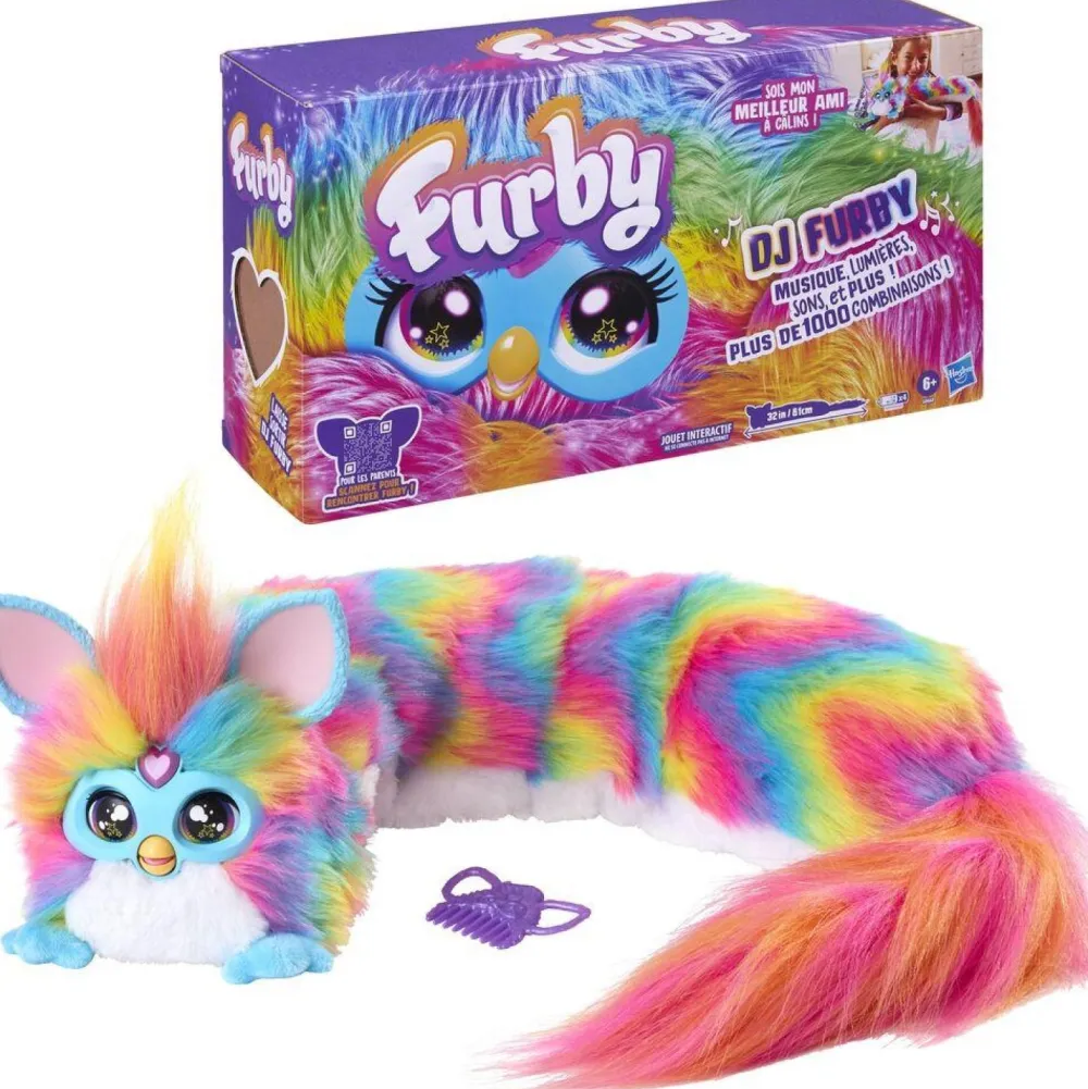 Hasbro DJ Rainbow Furby - DJ Furby^ Peluches Électroniques Interactives