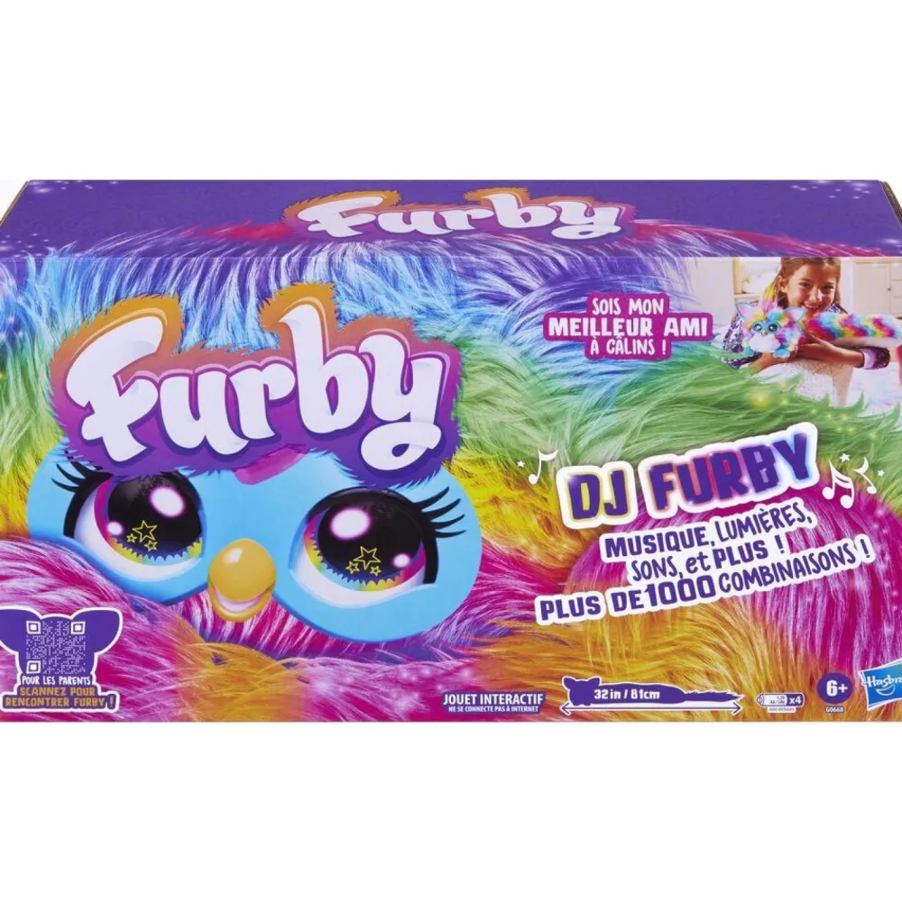 Hasbro DJ Rainbow Furby - DJ Furby^ Peluches Électroniques Interactives