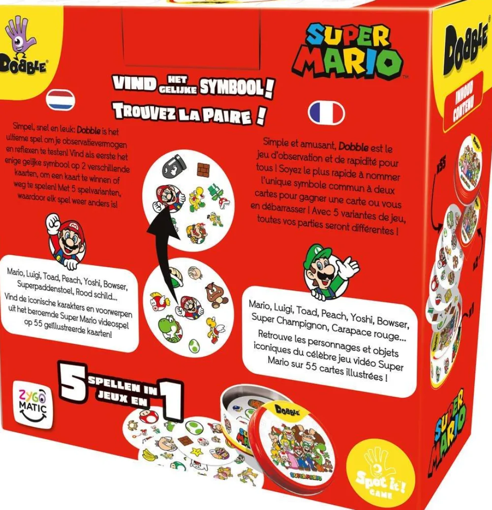 Asmodu00e9e Dobble super Mario^ Jeux D'Ambiance