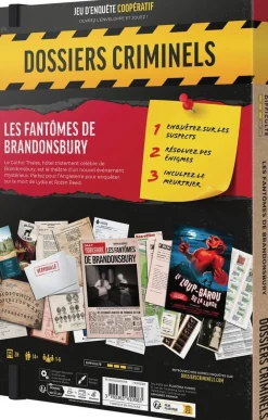 Asmodu00e9e Dossiers criminals Les fantômes de Brandonsbury^ Jeux De Stratégie Et De Réflexion