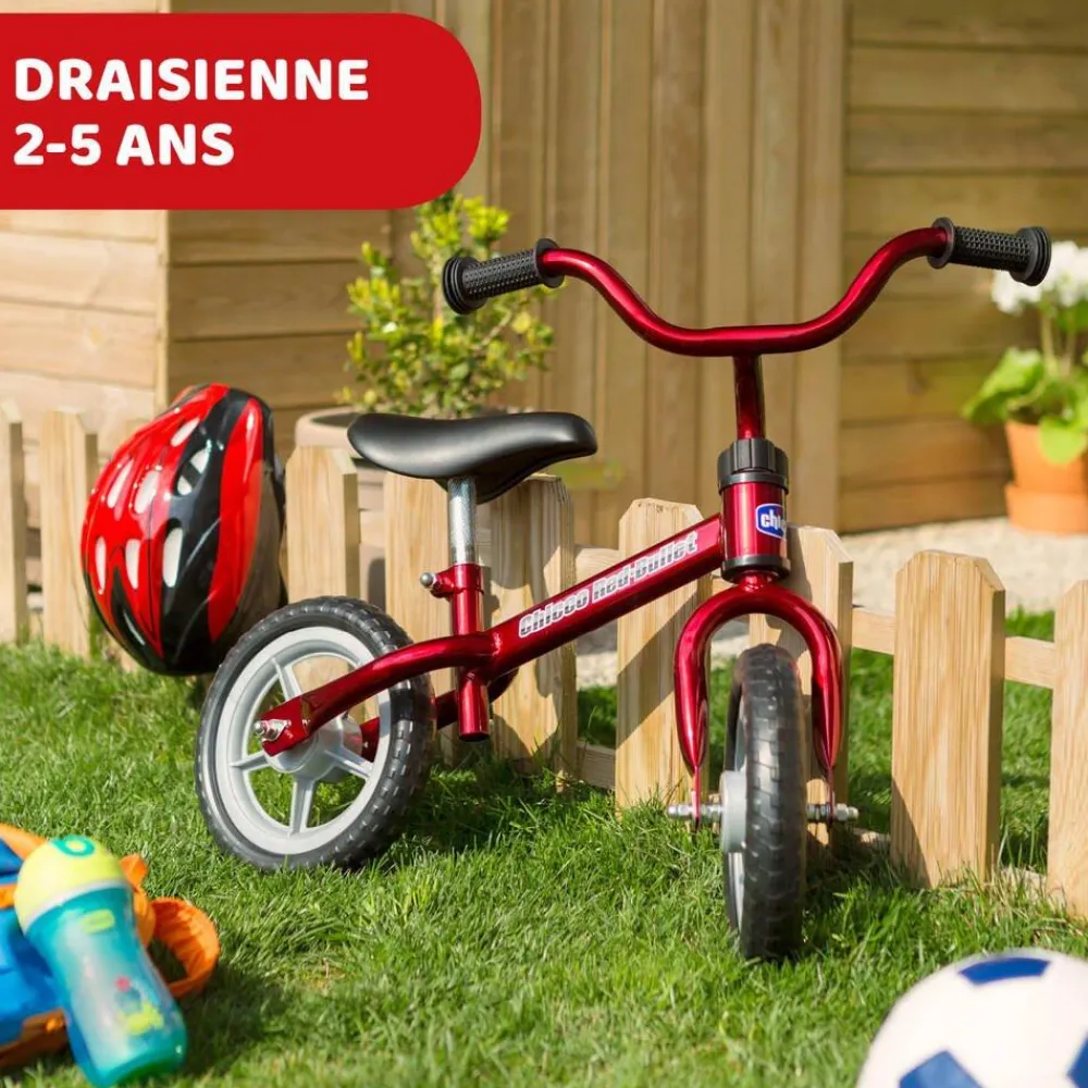 Chicco Draisienne Mon Premier Vélo Rouge^ Tricycles, Draisiennes Et Vélos
