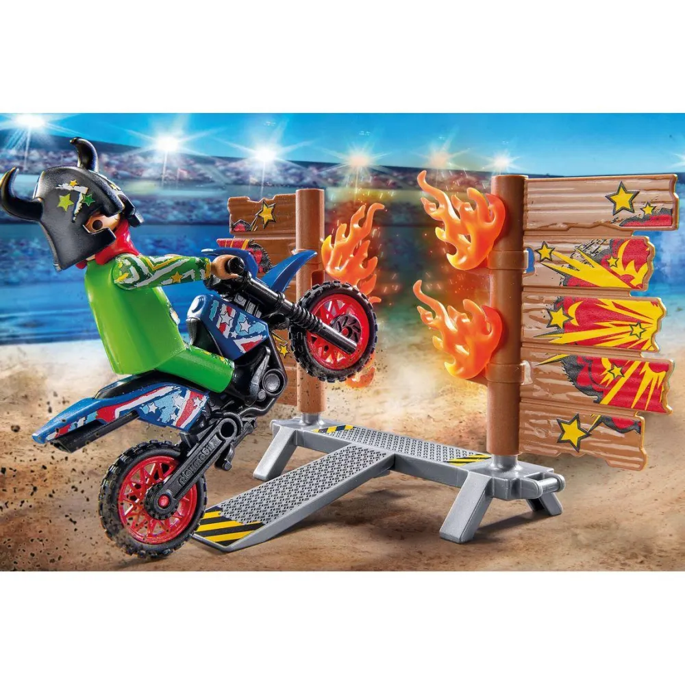 Playmobil Duo de cascadeurs avec quad et moto MY LIFE 71808^ Le Sport, Les Loisirs Et Les Vacances