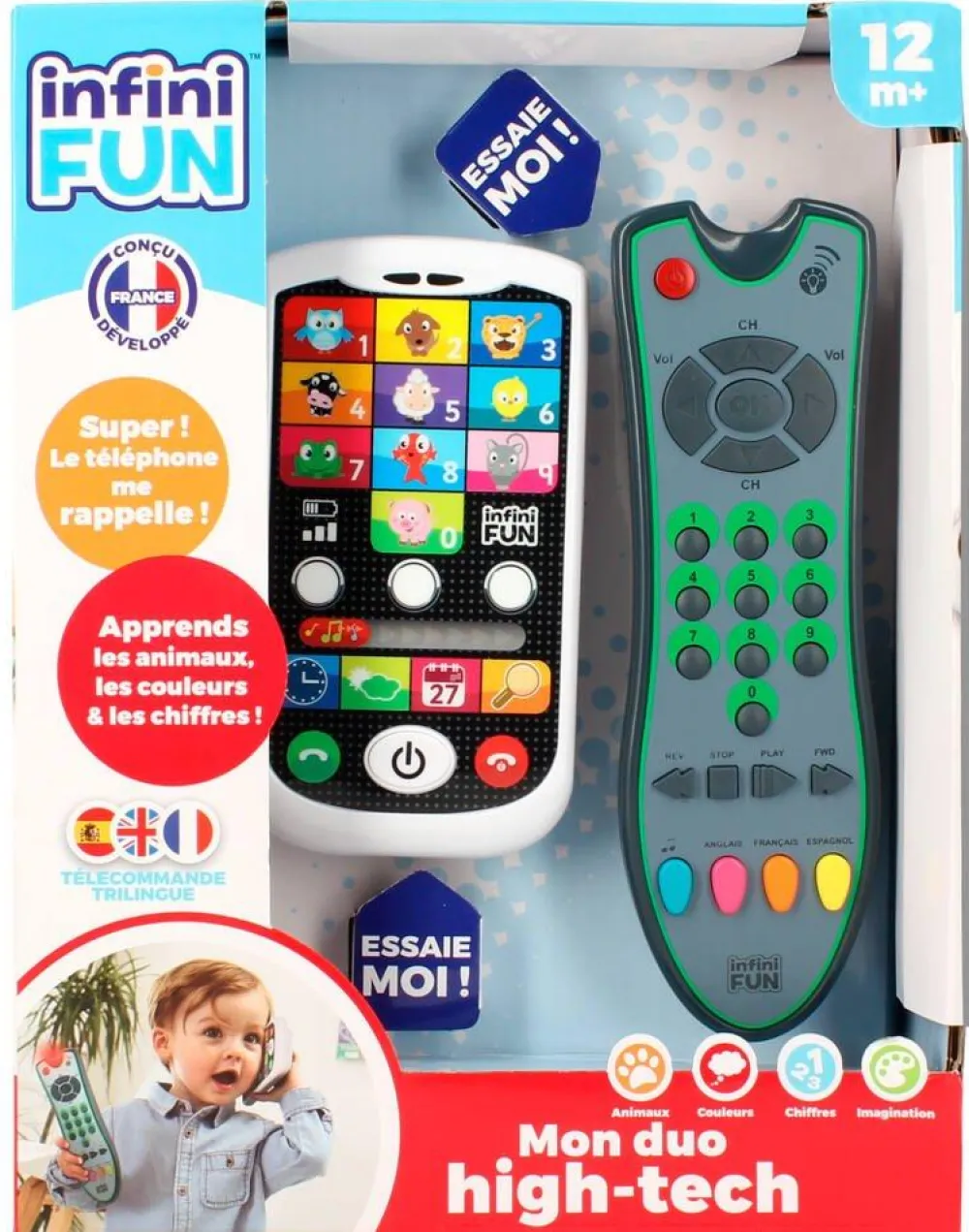 Varta Duo High Tech : Téléphone et Télécommande - Infini fun^ Jouets D'Éveil Électroniques