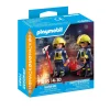 Playmobil Duo Pack Pompiers avec hache et extincteur - 71885^ La Ville, La Police Et Les Secours