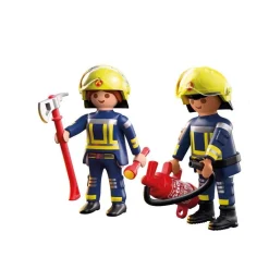 Playmobil Duo Pack Pompiers avec hache et extincteur - 71885^ La Ville, La Police Et Les Secours