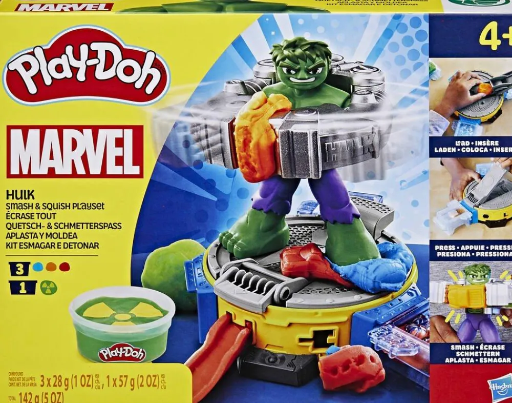 Play-Doh Ecrase tout Hulk Play Doh^ Modelage Et Moulage
