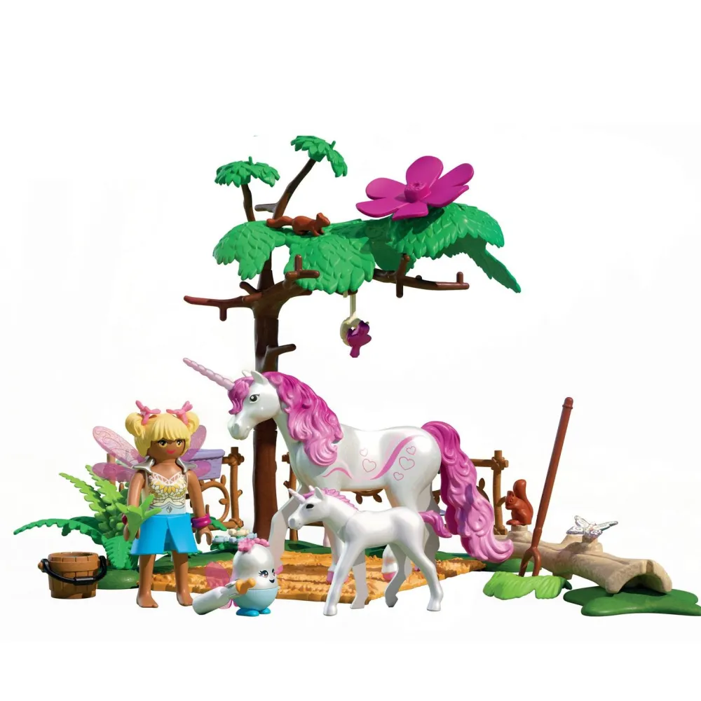 Playmobil Ecurie licorne magique : maman & poulain Magic Unicorn 71839^ Les Princesses Et Fées