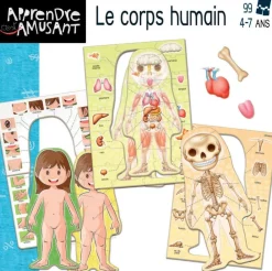 Educa Borras - Le Corps Humain, Jeu Éducatif^ Apprentissage Des Parties Du Corps