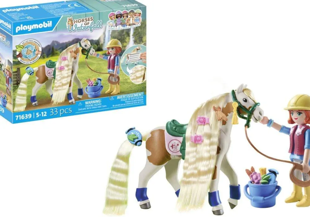 Playmobil Ellie avec cheval - Horses of the Waterfall 71639^ Les Animaux