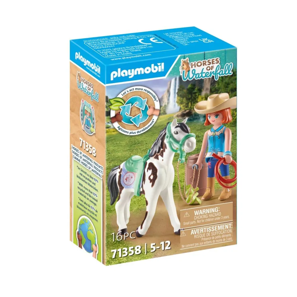 Playmobil Ellie et Sawdust Horses of Waterfall 71358^ La Ferme Et L'Univers Agricole
