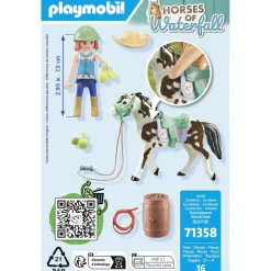 Playmobil Ellie et Sawdust Horses of Waterfall 71358^ La Ferme Et L'Univers Agricole