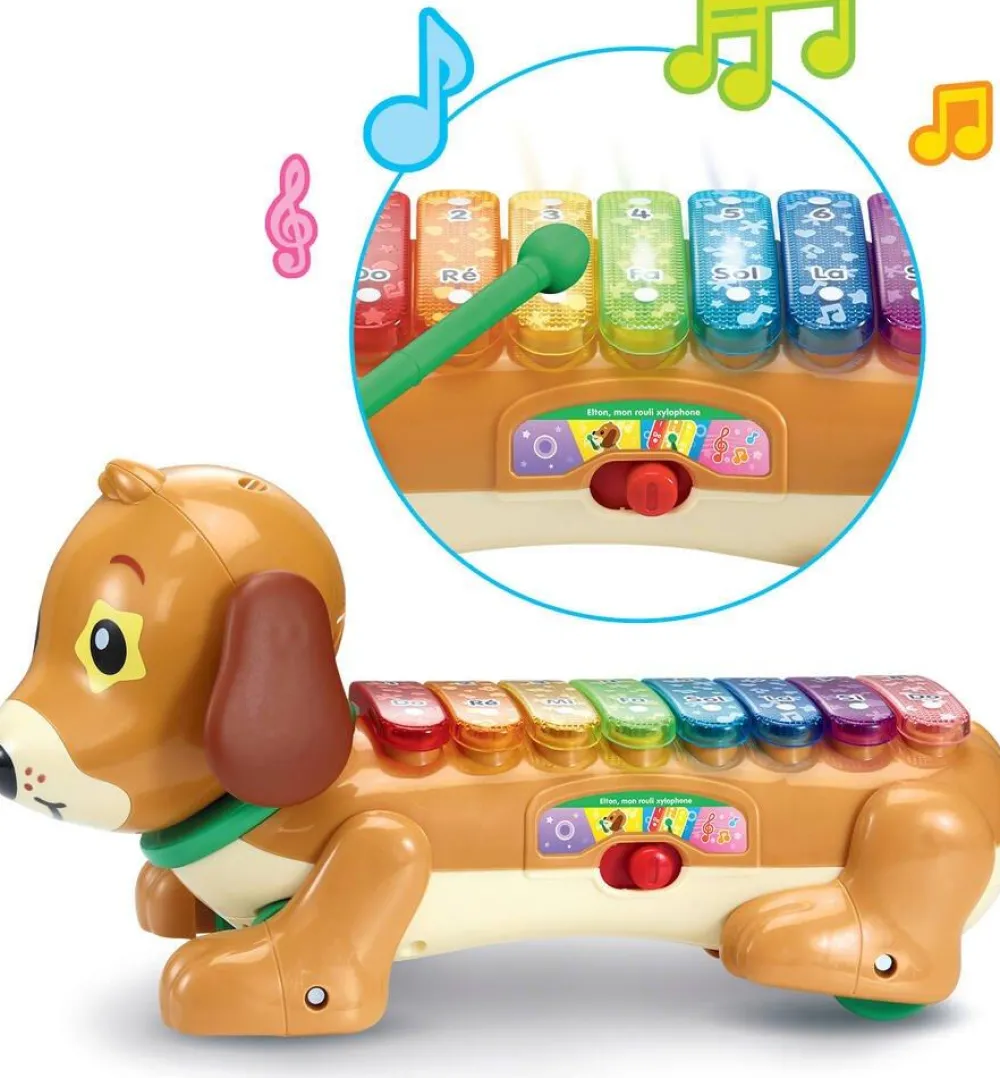 VTech Elton mon rouli xylophone^ Jouets D'Éveil Électroniques