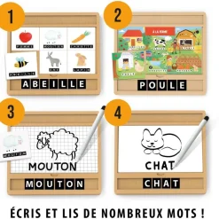 Headu Encyclopédie des petits Montessori^ Apprentissage Des Lettres Et Écritures
