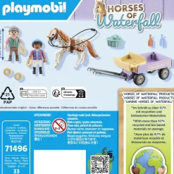 Playmobil Enfants avec calèche et poney Horses of Waterfall 71496^ Les Animaux
