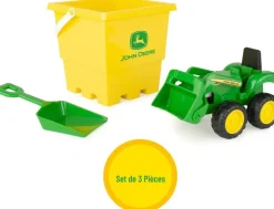 Ensemble Bac À Sable John Deere Avec Seau Et Camion-benne^ Jeux D'Eau Et De Plage