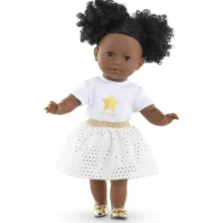 Corolle Ensemble jupe et T-shirt ivoire et or - Ma^ Vêtements Pour Poupons Et Poupées
