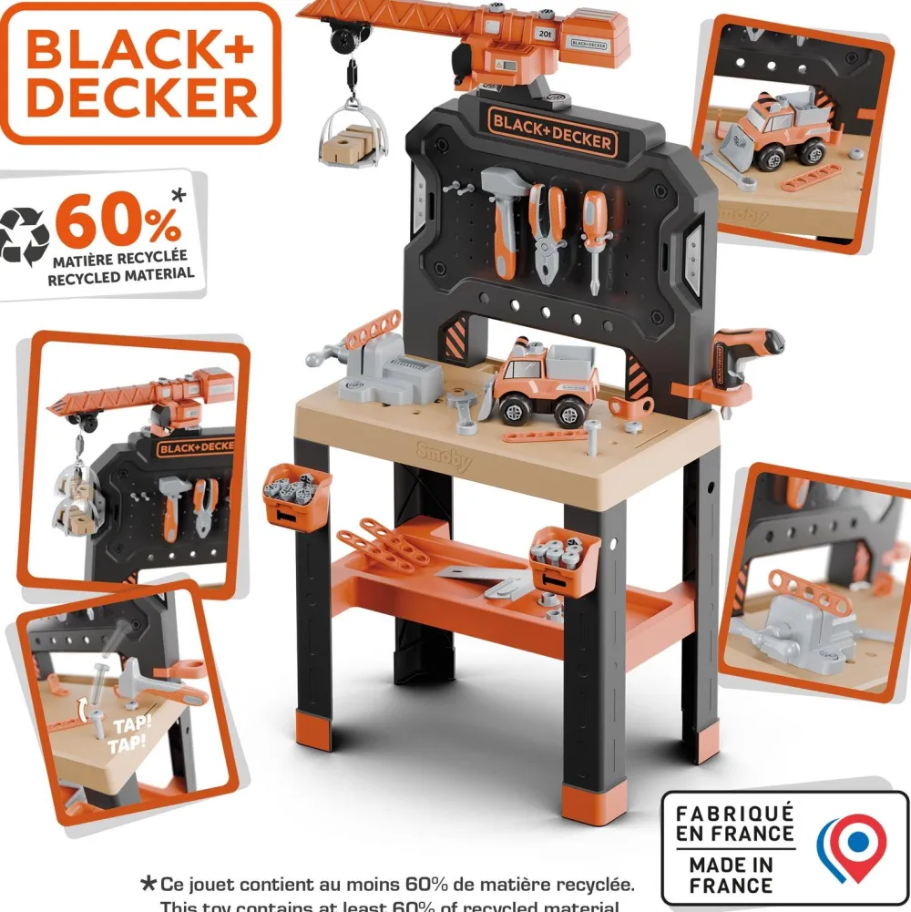 Smoby Etabli Bricolo Builder Black & Decker^ Bricolage