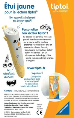 Ravensburger Etui jaune pour stylo interactif Tip Toi^ Stylos Interactifs