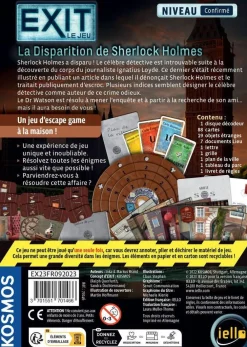 Iello Exit: L'énigme De Sherlock Holmes Disparu^ Jeux De Stratégie Et De Réflexion