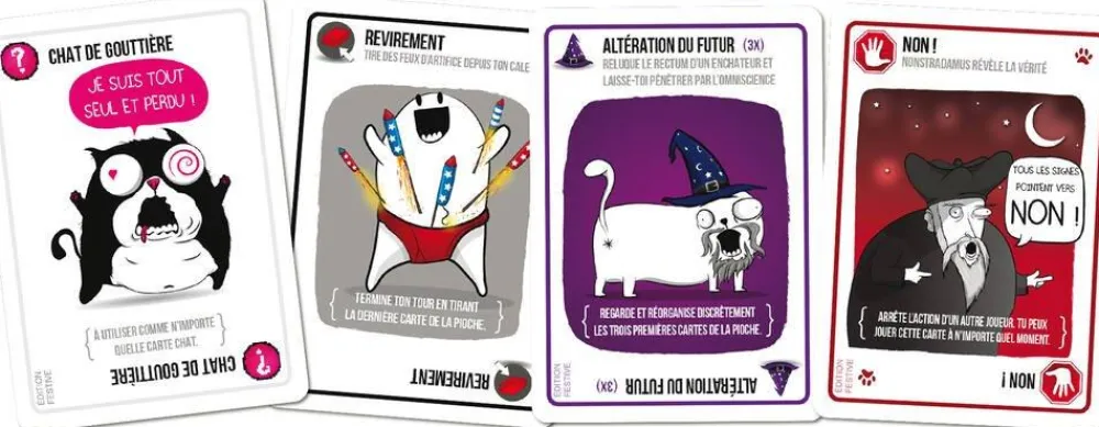 Asmodu00e9e Exploding Kittens Edition festive^ Jeux D'Ambiance