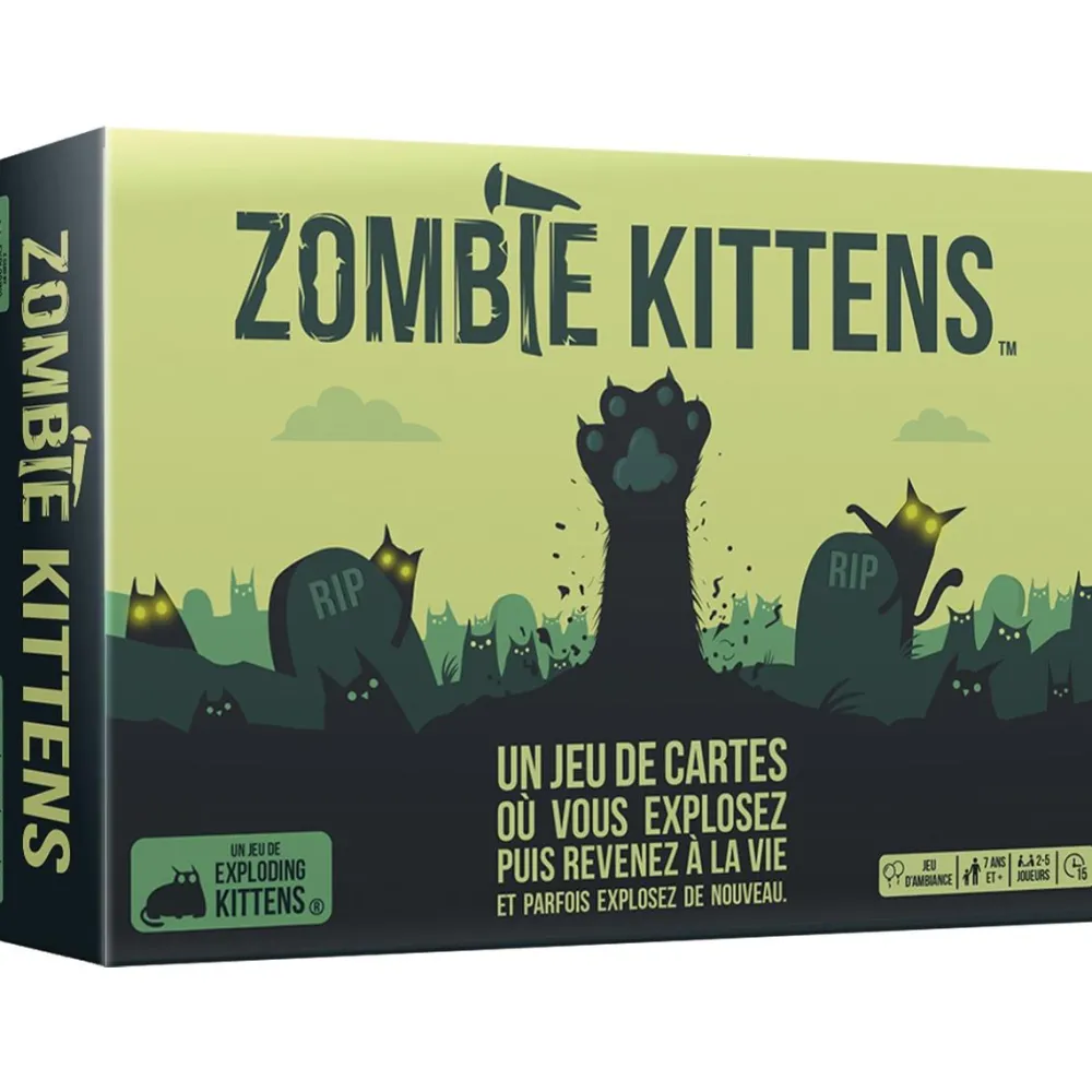 Asmodu00e9e Exploding kittens zombie kitten^ Jeux D'Ambiance