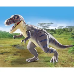 Playmobil Explorateur avec moto et tyrannosaure - Dinos 71524^ Les Dinosaures Et La Préhistoire