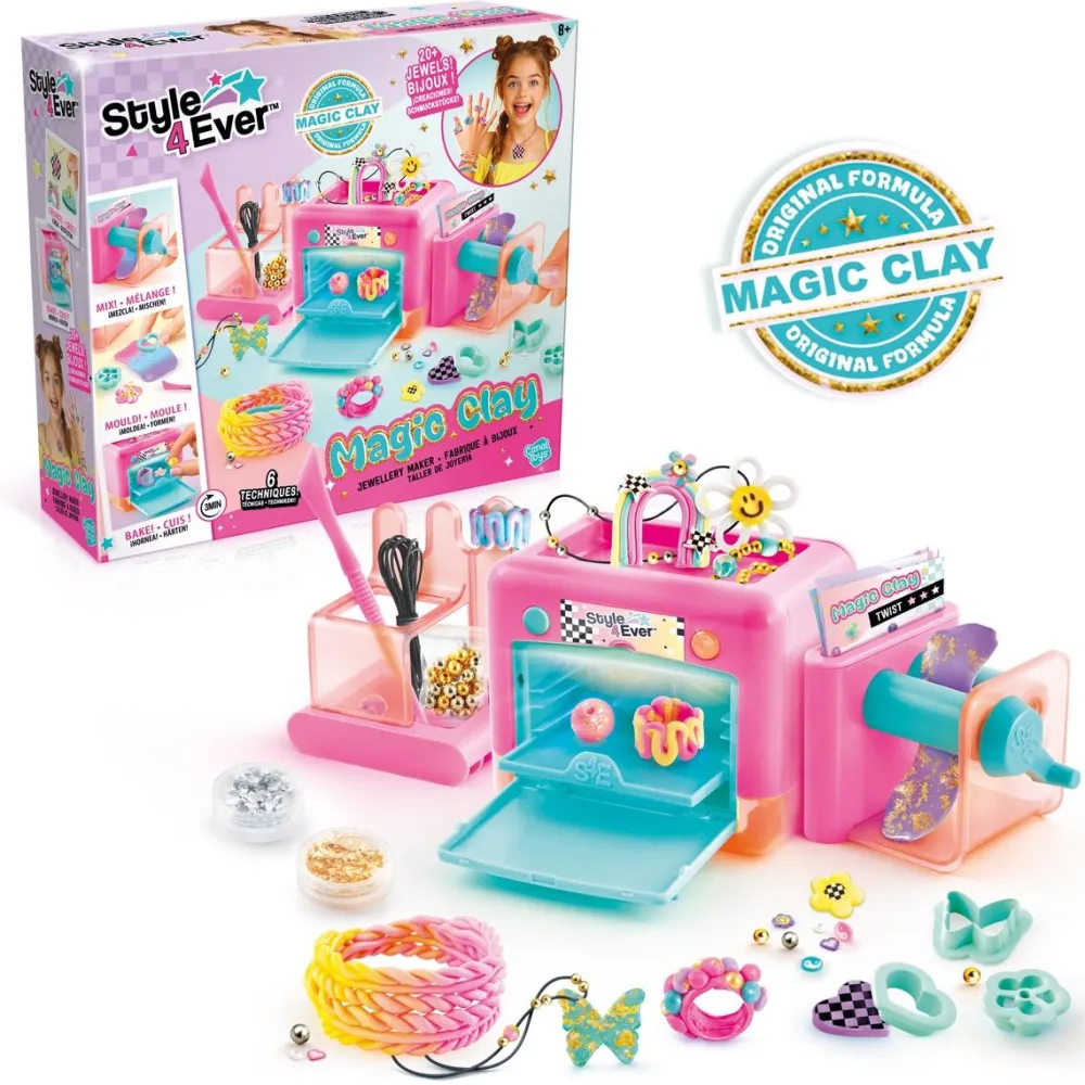 Canal Toys Fabrique à bijoux Magic Clay - Style 4 Ever^ Perles, Bijoux Et Perles À Repasser