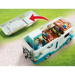 Playmobil Famille et camping-car Family Fun 70088^ Le Sport, Les Loisirs Et Les Vacances