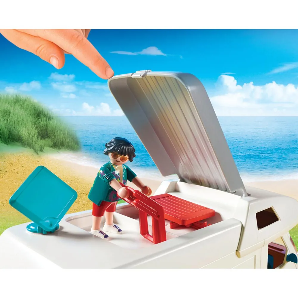 Playmobil Famille et camping-car Family Fun 70088^ Le Sport, Les Loisirs Et Les Vacances